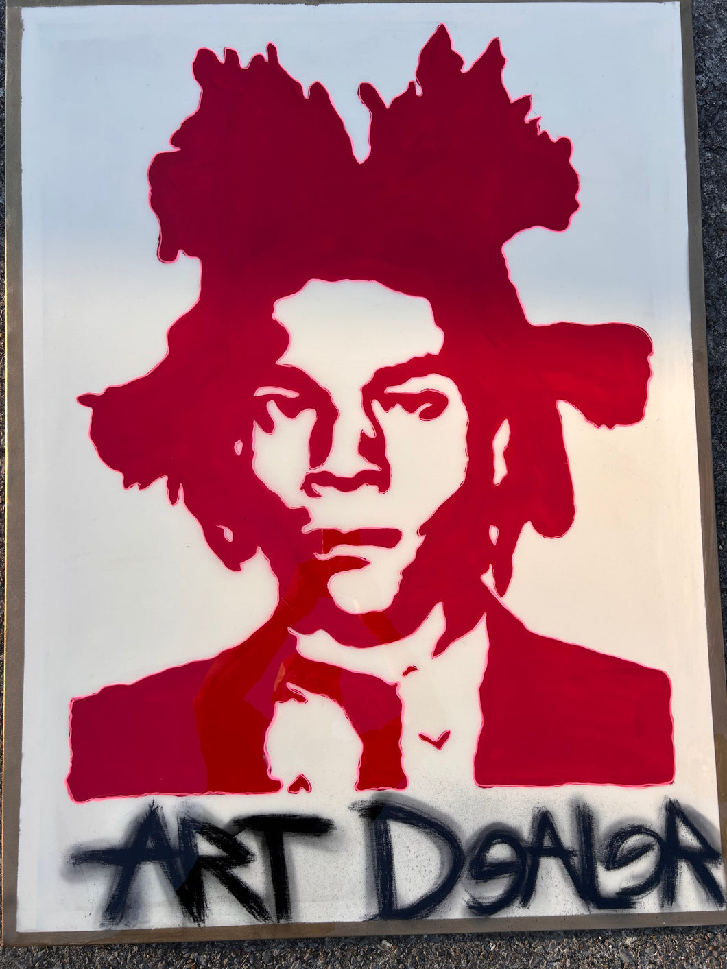 Art Dealer “Basquiat Print”